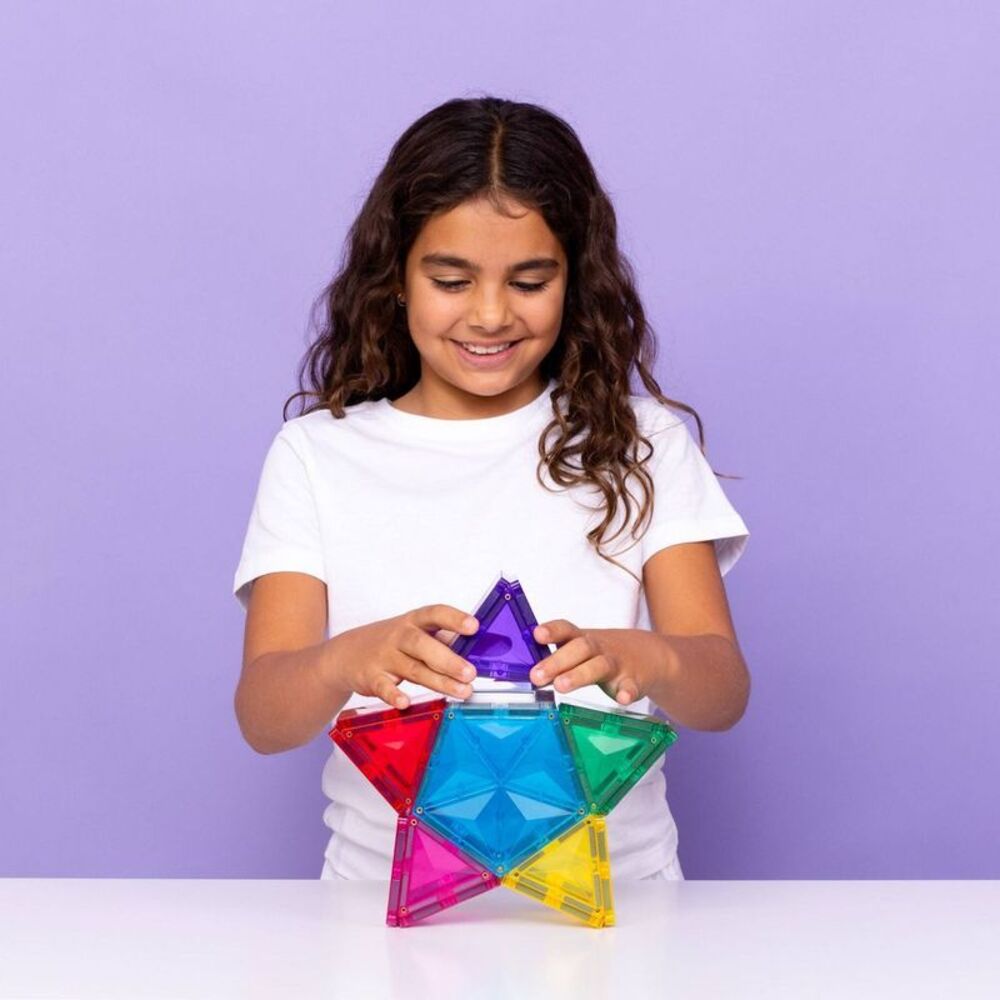 CONNETIX Magnetic Tiles Light Star Pack 28pc - Picture 3 of 7
